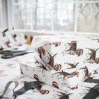 Load image into Gallery viewer, Smooth Fox Terrier Christmas Lights Wrapping Paper