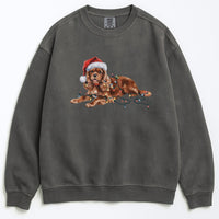 Load image into Gallery viewer, Ruby Cavalier Christmas Sweatshirt, Dog Lover Holiday Shirt
