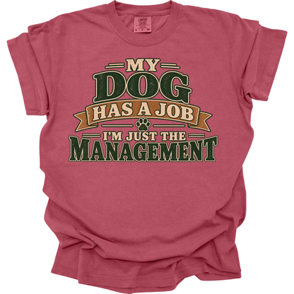 Service Dog Shirt, Funny Service Dog Handler Tee, Working Dog Gift