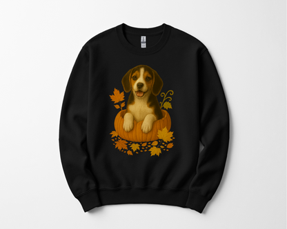 Beagle Dog in Pumpkin Fall T-Shirt