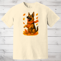 Load image into Gallery viewer, German Shepherd Autumn Shirt, Cozy Fall Dog Sweatshirt, Pet Lover Gift, Seasonal Canine Clothing, Dog Mom Apparel
