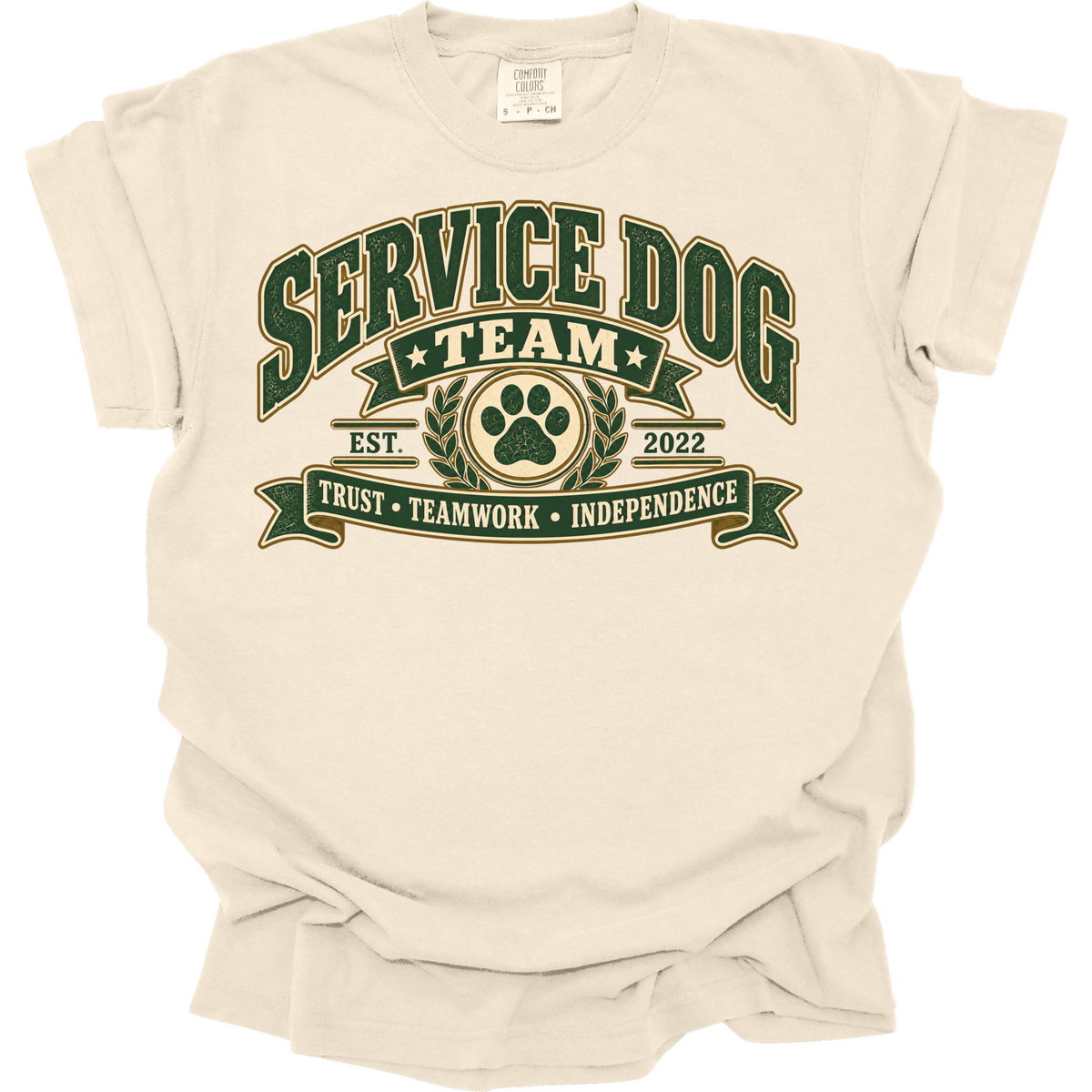 Personalized Service Dog Shirt, Service Dog Handler Gift, Working Dog Team Tee