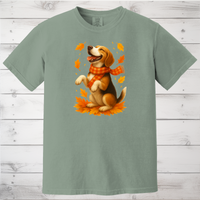 Load image into Gallery viewer, Beagle Autumn Shirt, Cozy Dog Sweatshirt, Fall Beagle Lover Gift, Cute Dog Apparel, Autumn Leaves T-shirt, Pet Lover Clothing
