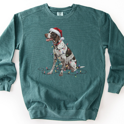 English Pointer Christmas Lights Shirt