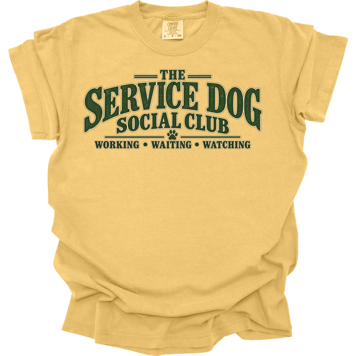 Service Dog Shirt, Service Dog Handler Tee, Working Dog Social Club Gift