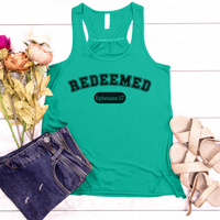 Load image into Gallery viewer, Redeemed Christian Shirt, Tank or Hoodie, Ephesians 1:7 Bible Verse
