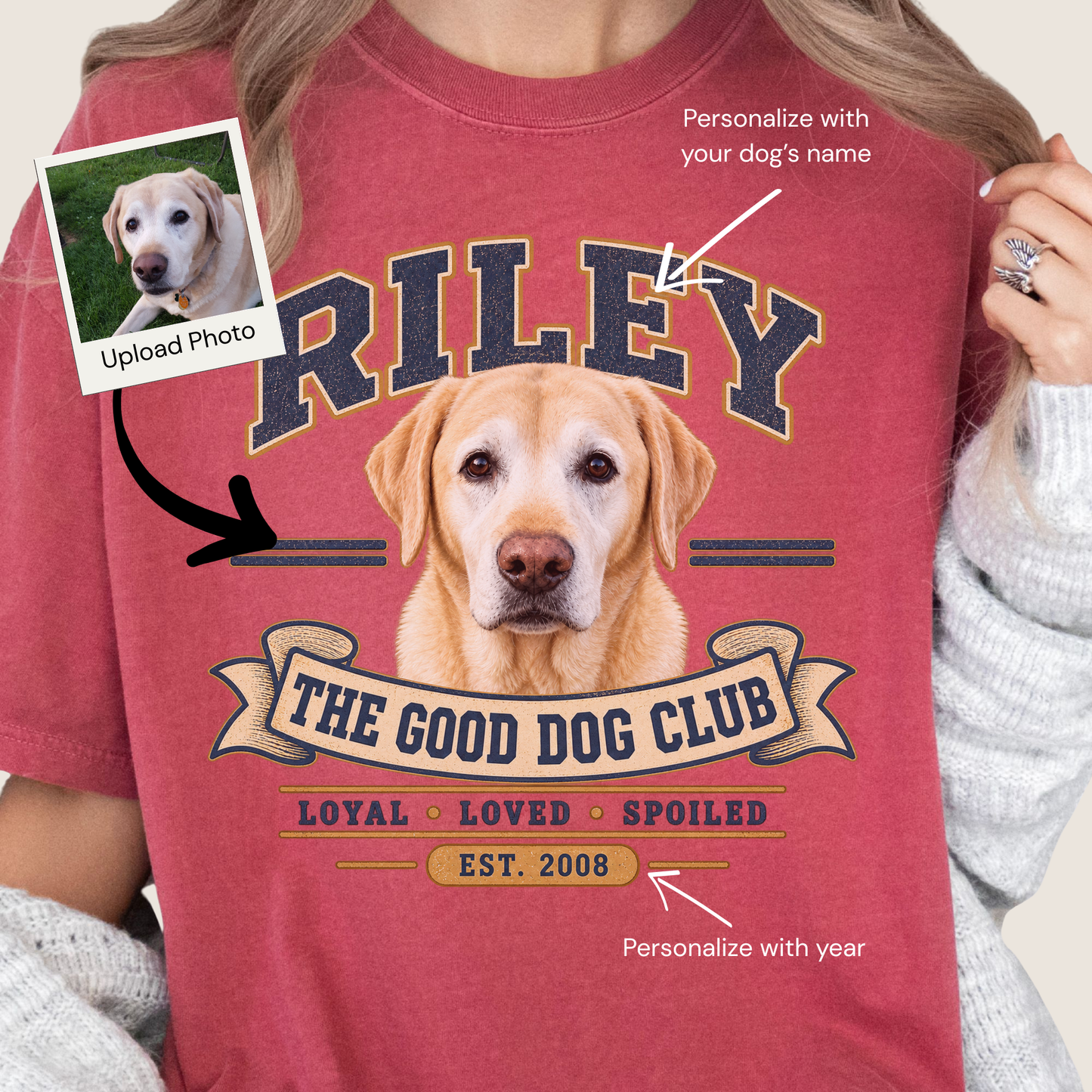 Personalized Dog Shirt, Custom Pet Portrait Tee, Vintage Dog Mom Gift, Dog Lover Shirt
