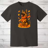 Load image into Gallery viewer, German Shepherd Autumn Shirt, Cozy Fall Dog Sweatshirt, Pet Lover Gift, Seasonal Canine Clothing, Dog Mom Apparel
