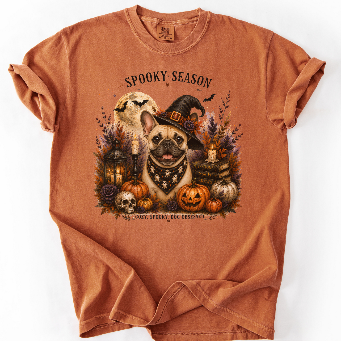 French Bulldog Spooky Season Dog Mom Halloween Shirt
