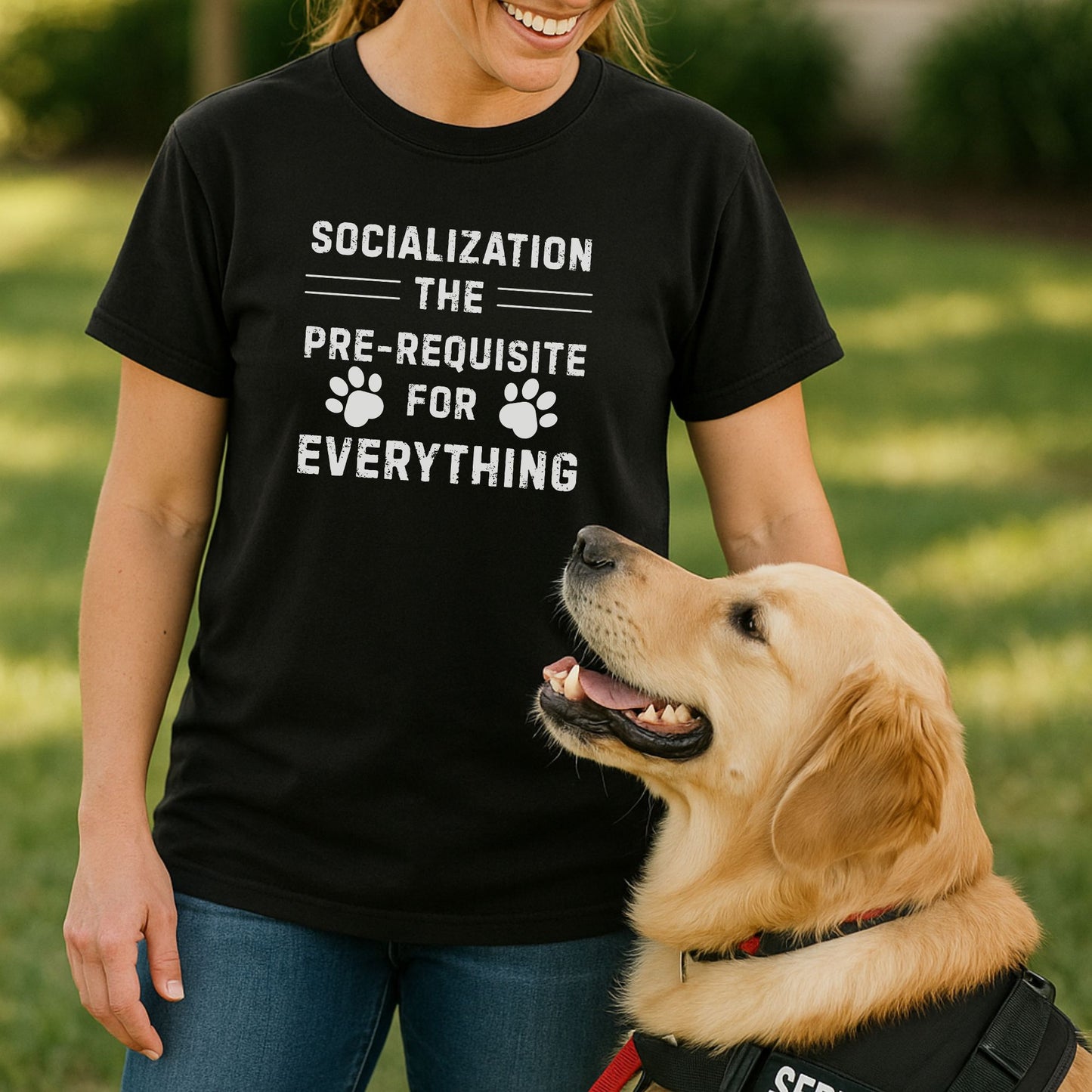 Dog Training Shirt – Socialization: The Prerequisite for Everything Tee