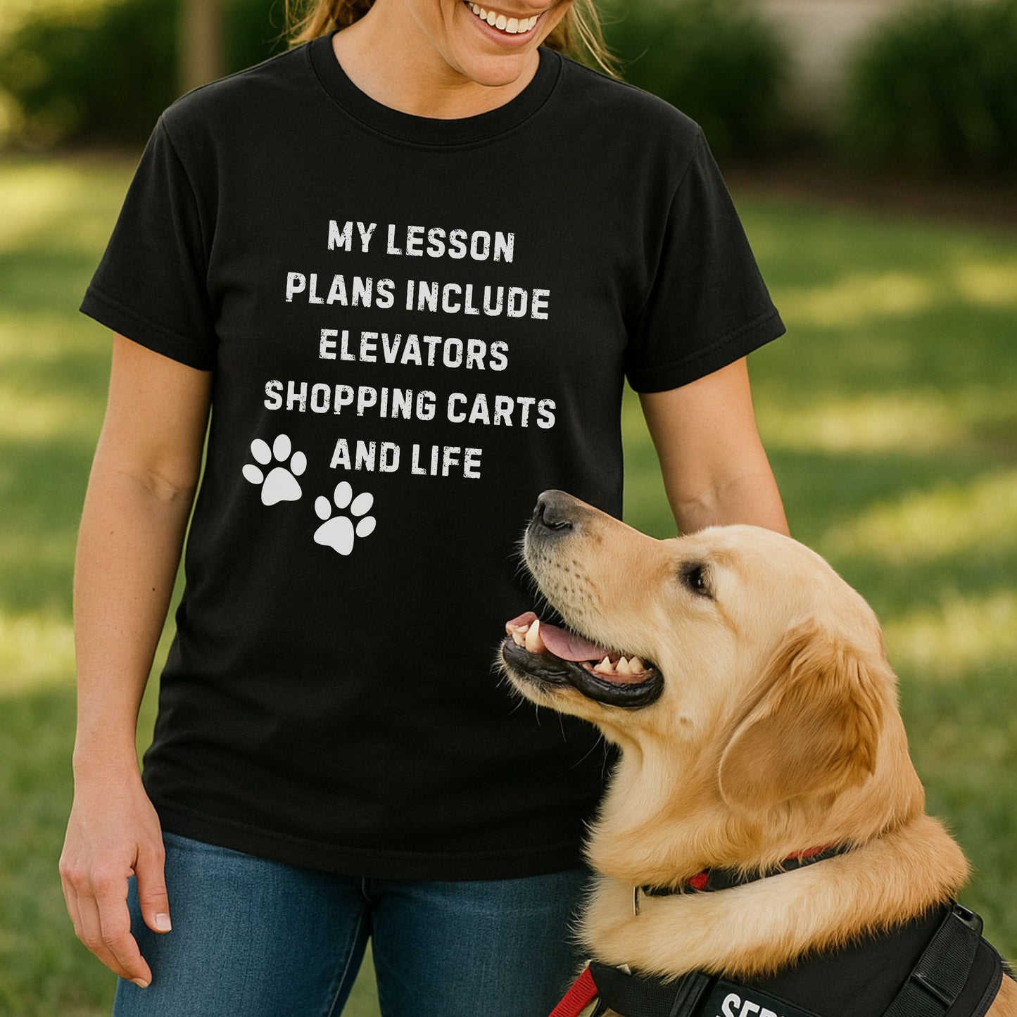 Dog Trainer Shirt – My Lesson Plans Include Elevators, Shopping Carts, and Life Tee