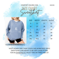 Load image into Gallery viewer, Valentine Cavalier King Charles Spaniel Sweatshirt, Cavalier Mom, Valentine Heart Dog, Valentine Dog Comfort Colors Sweatshirt
