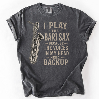 Funny Bari Sax Shirt, Baritone Saxophone Player Gift, Saxophonist Musician Tee