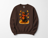 Load image into Gallery viewer, Dachshund Fall Shirt, Cute Dog Sweater, Autumn Dog Lovers Gift, Fall Sweatshirt with Dog, Cozy Fall Dog Shirt, Dog in Leaves, Gift For Dog Moms
