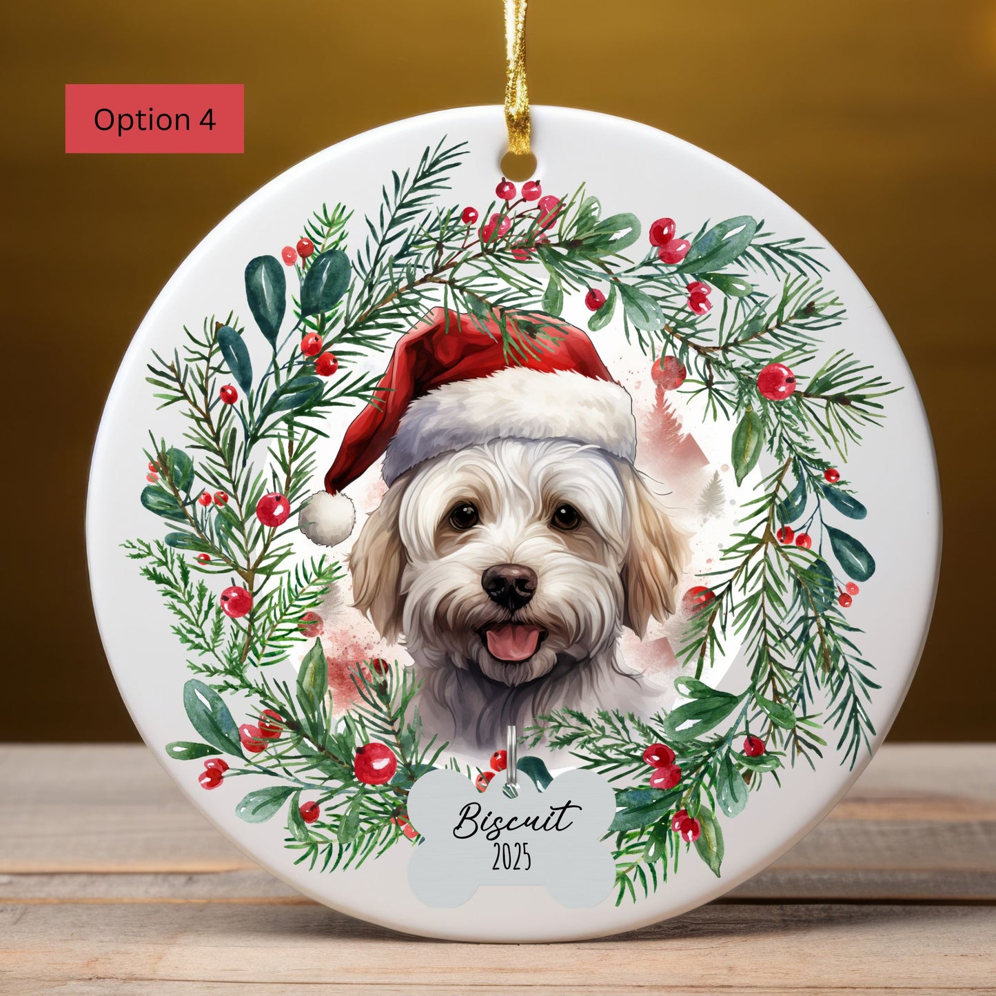 Personalized Maltese Ornament