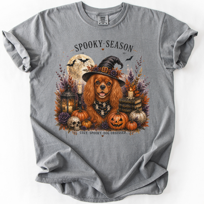 Ruby Cavalier Spooky Season Dog Mom Halloween Shirt