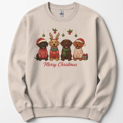 Merry Christmas Labrador Sweatshirt