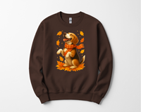 Load image into Gallery viewer, Beagle Autumn Shirt, Cozy Dog Sweatshirt, Fall Beagle Lover Gift, Cute Dog Apparel, Autumn Leaves T-shirt, Pet Lover Clothing
