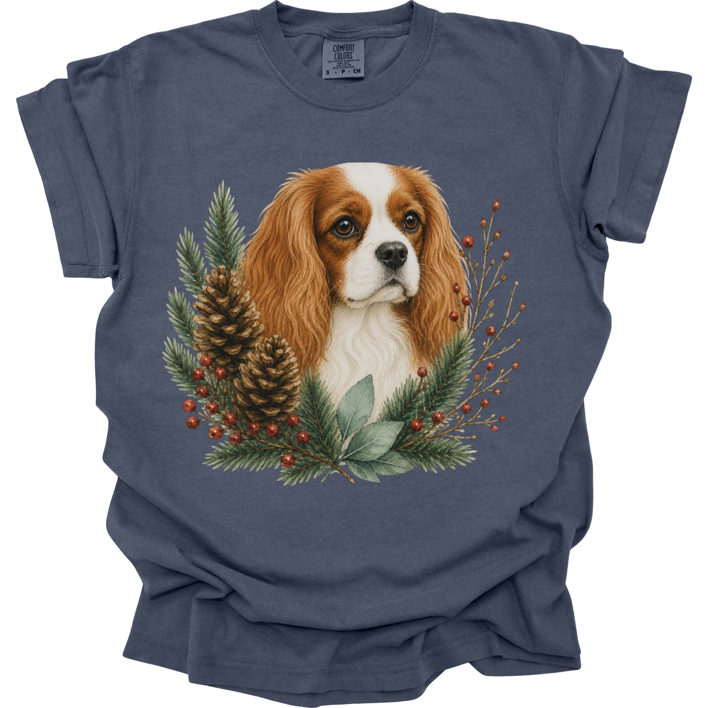 Blenheim Cavalier Christmas Shirt, Winter Dog Mom Gift, Cavalier King Charles Spaniel Tee