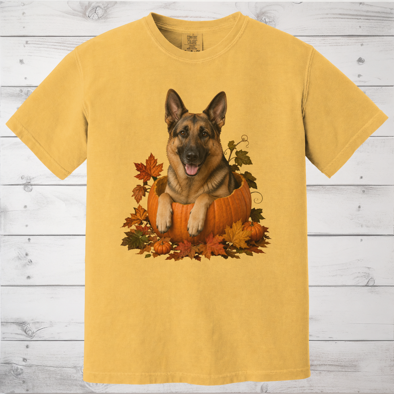 German Shepherd Pumpkin Shirt