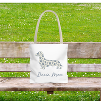 Load image into Gallery viewer, Personalized Floral Dog Tote Bag
