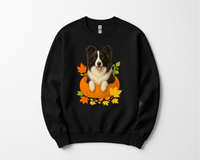 Load image into Gallery viewer, Border Collie in Pumpkin Fall Shirt
