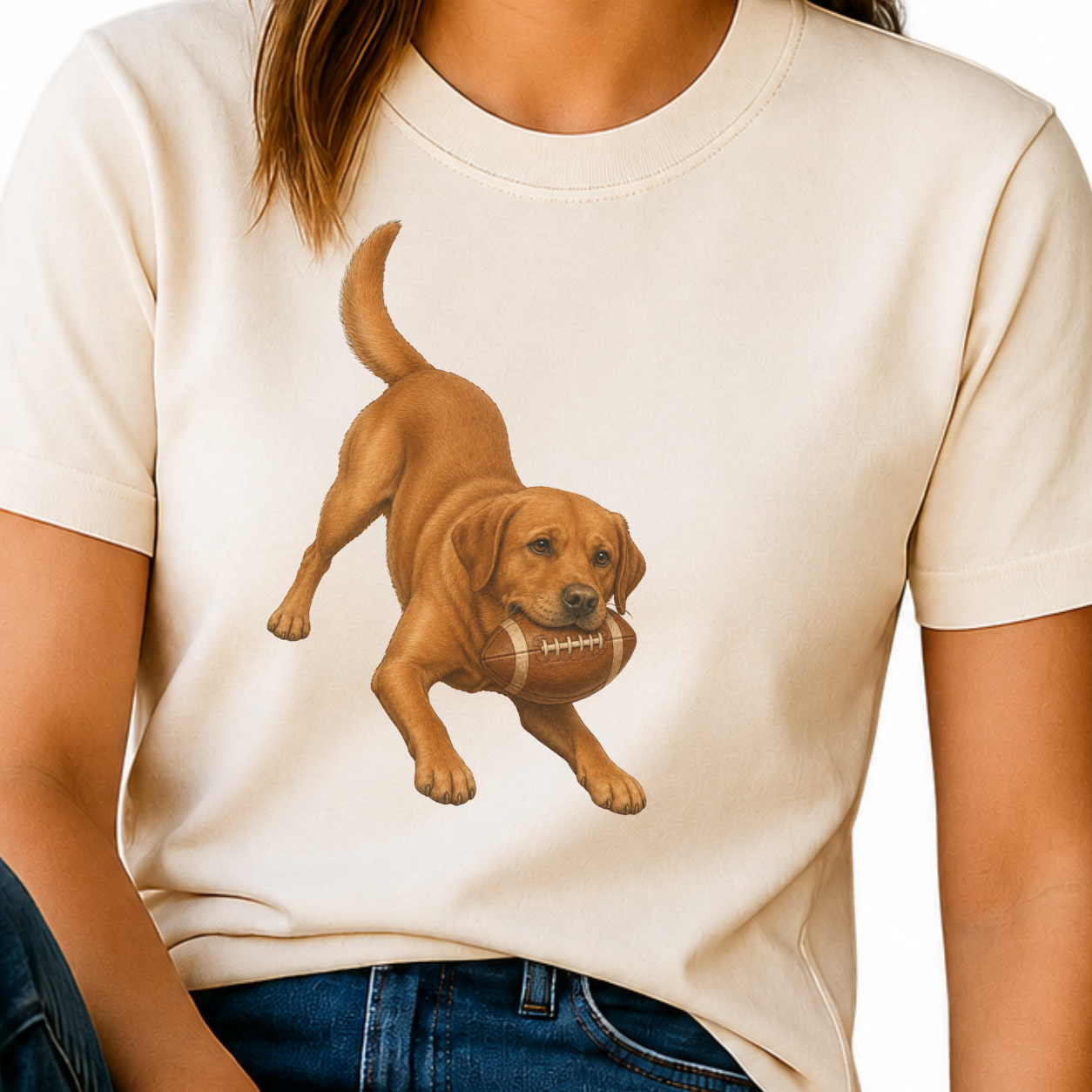 Fox Red Lab Football Shirt