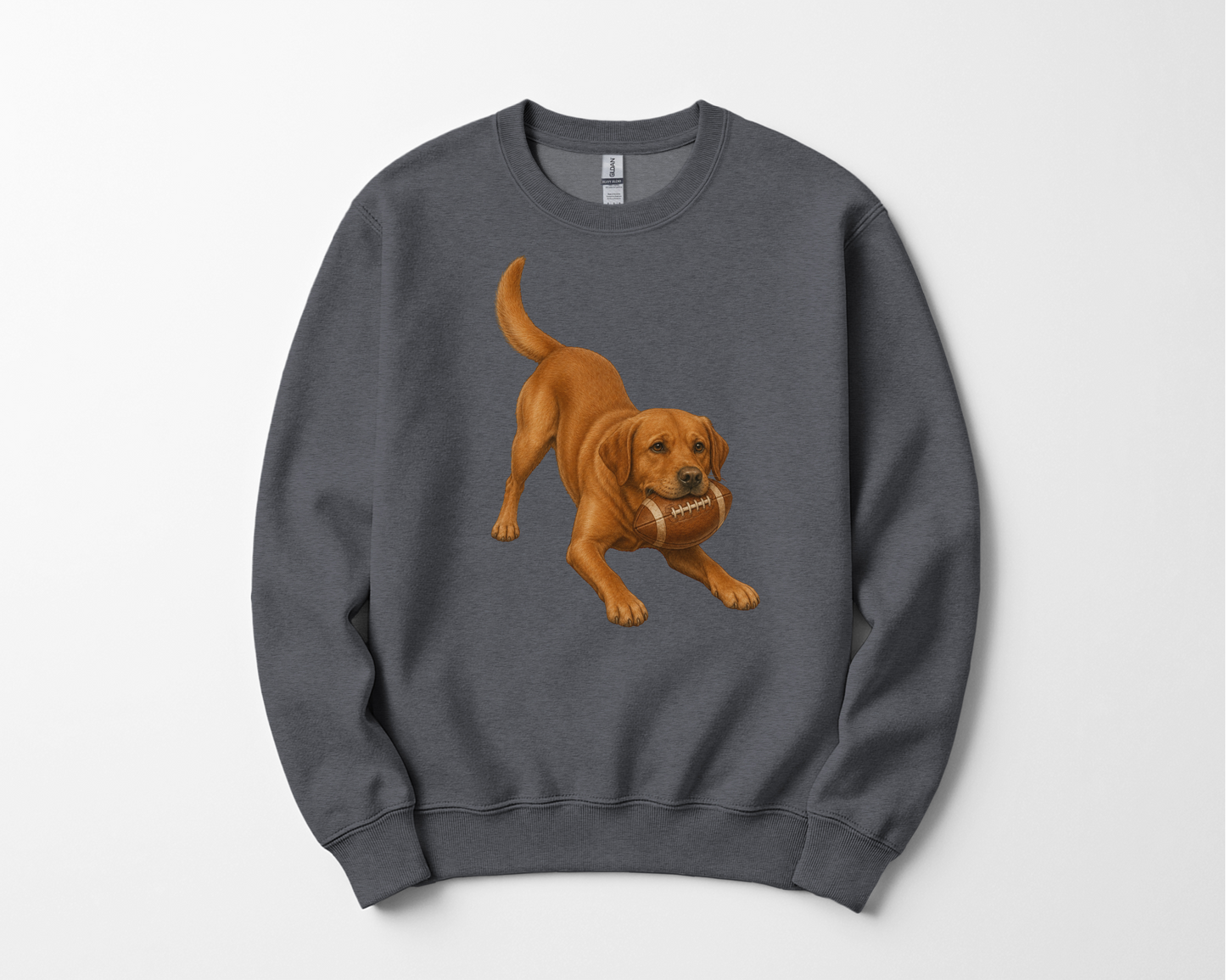 Fox Red Lab Football Sweatshirt