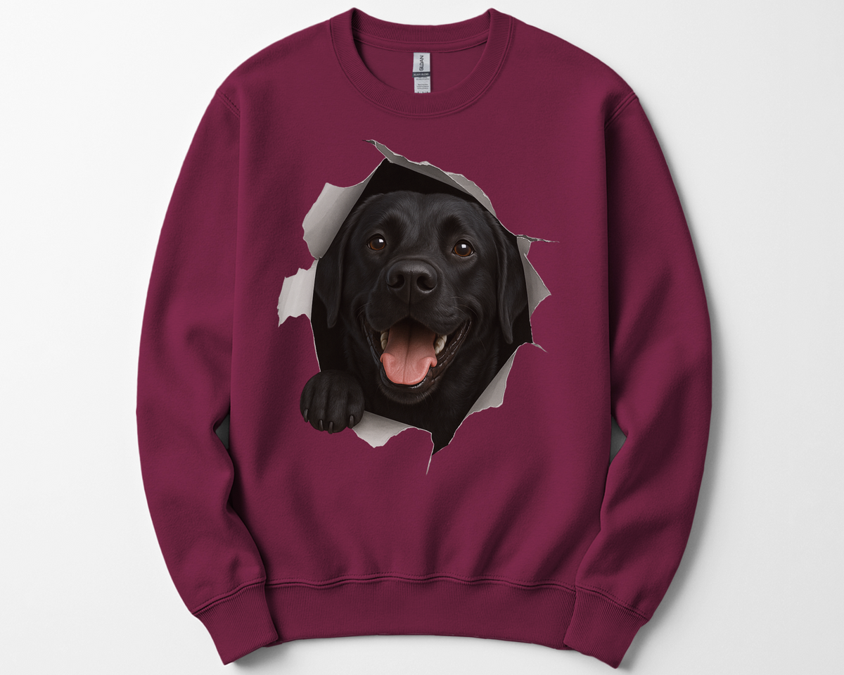Peeking Labrador Sweatshirt - Use Code FALL15 at checkout for 15% Off.
