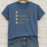 Load image into Gallery viewer, Responsible Dog Ownership T-Shirt, Pet Lover Gift, Funny Dog Owner Tee, Comfortable Cotton Shirt, Eco-Friendly Pet Apparel
