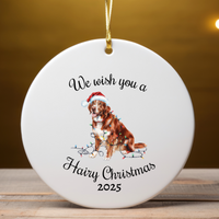 Load image into Gallery viewer, Christmas Nova Scotia Duck Tolling Retriever Ornament, Christmas Lights Dog Keepsake
