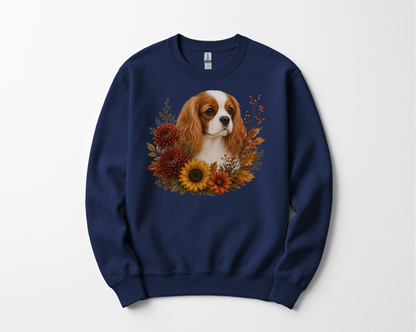 Blenheim Cavalier Autumn Floral Sweatshirt
