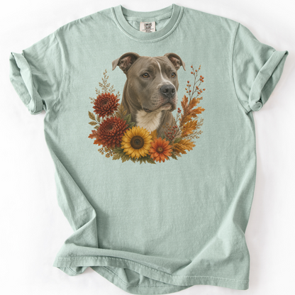 Pitbull Autumn Floral Shirt