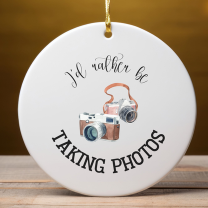 Photographer Gift, Camera Ornament, Gift for Photographer, Photography Gift, Photo Lover Gift