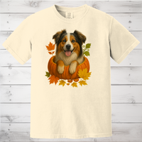 Load image into Gallery viewer, Australian Shepherd Pumpkin Fall Shirt

