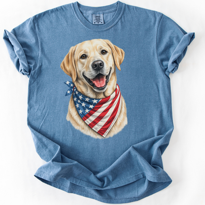 Personalized Dog Shirt, Custom Pet Portrait, Patriotic Dog Lover Gift