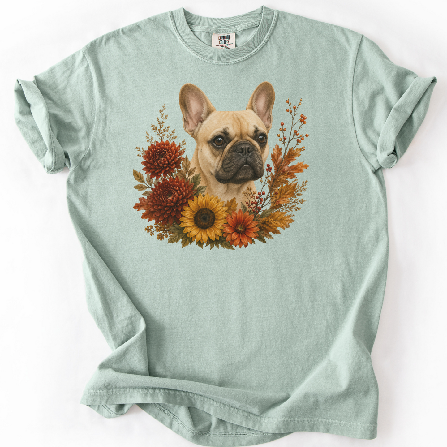 French Bulldog Autumn Floral Shirt