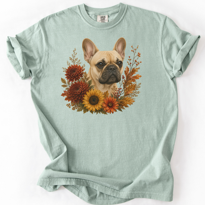 French Bulldog Autumn Floral Shirt