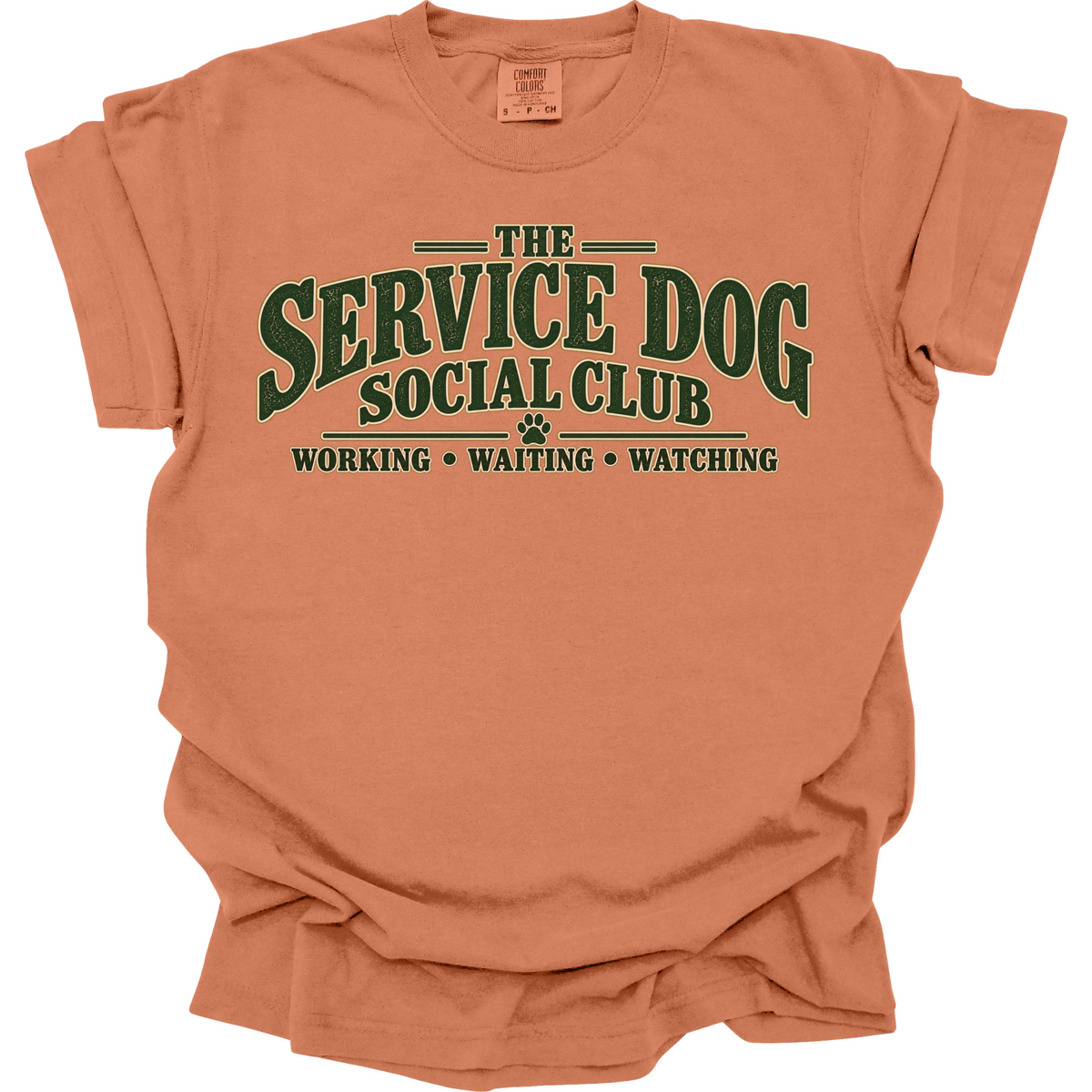 Service Dog Shirt, Service Dog Handler Tee, Working Dog Social Club Gift