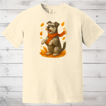 Miniature Schnauzer Autumn Sweatshirt, Cozy Fall Dog Sweater, Schnauzer Lover Apparel, Cute Autumn Dog Tee, Gift for Pet Lovers