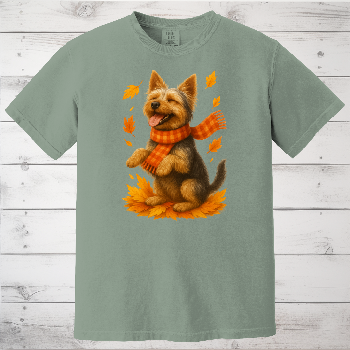 Yorkshire Terrier Fall Sweatshirt, Dog Lover Autumn Shirt, Cute Pet Apparel, Cozy Fall Dog Fashion, Gifts for Dog Owners
