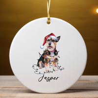 Load image into Gallery viewer, Norfolk Terrier Ornament, Custom Pet Keepsake
