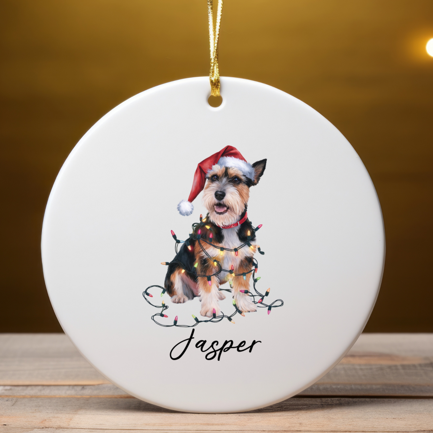 Norfolk Terrier Ornament, Custom Pet Keepsake