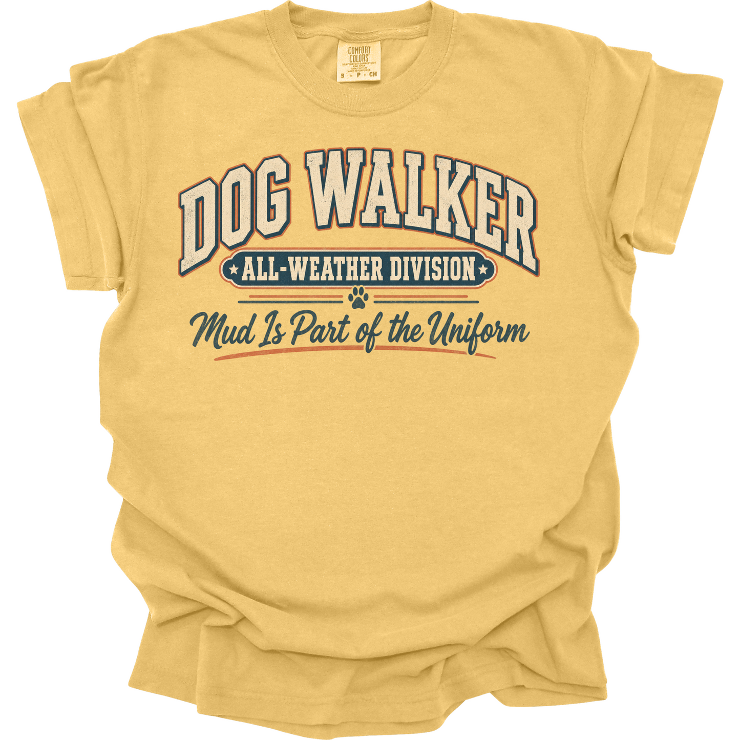 Dog Walker Shirt, All Weather Dog Walking Tee, Professional Dog Walker Gift