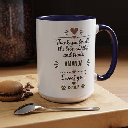 Personalized Dog Groomer Mug, Dog Groomer Gift, Pet Stylist Cup, Groomer Thank You Gift