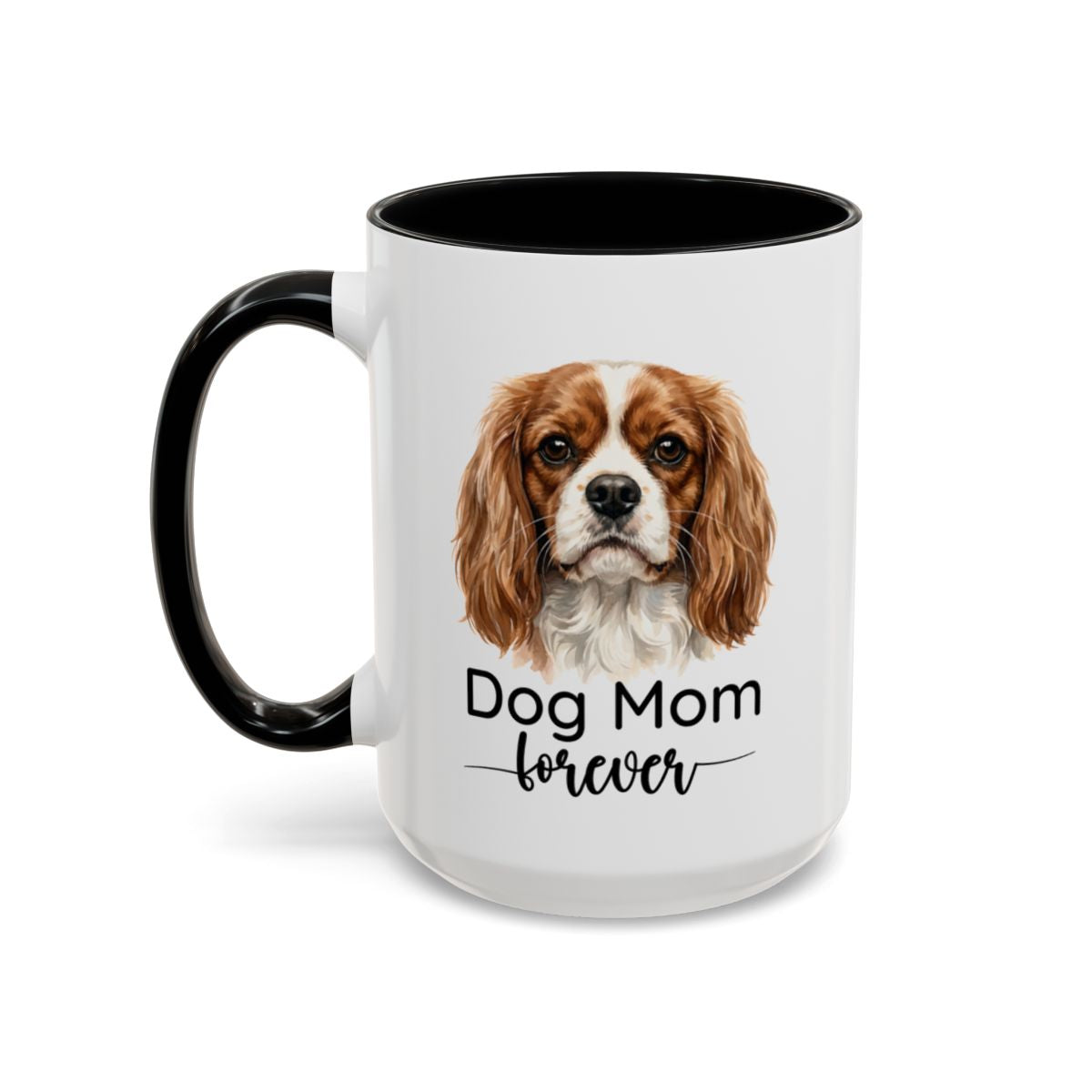 Personalized Gift for Cavalier Dog Mom with Dog Names, Custom Cavalier King Charles Spaniel Mug
