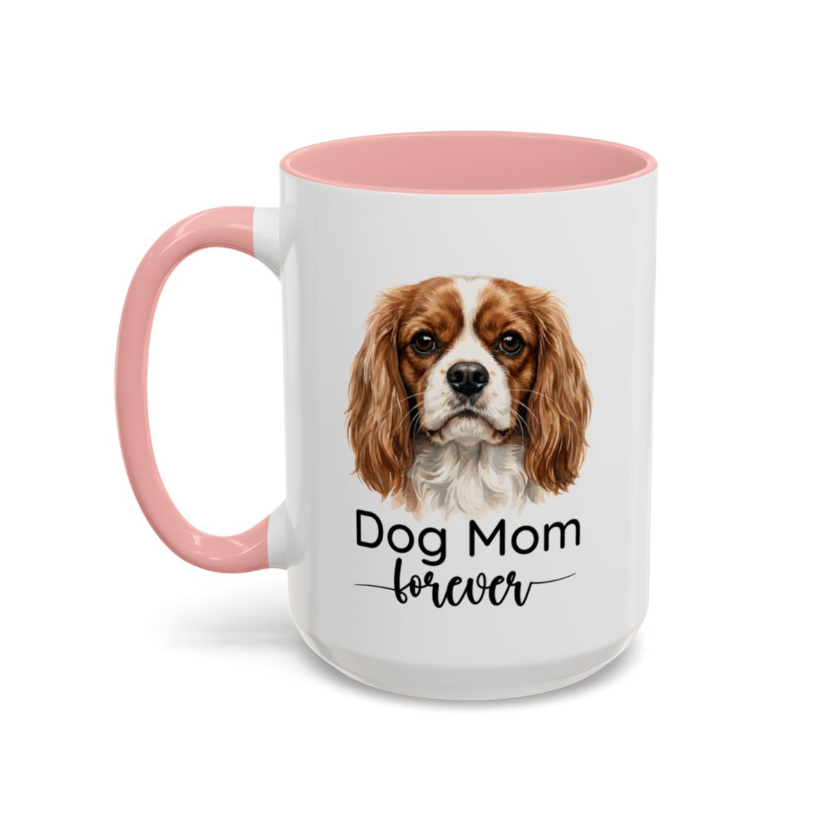 Personalized Gift for Cavalier Dog Mom with Dog Names, Custom Cavalier King Charles Spaniel Mug