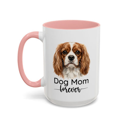 Personalized Gift for Cavalier Dog Mom with Dog Names, Custom Cavalier King Charles Spaniel Mug