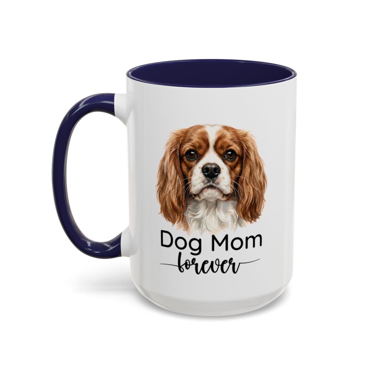Personalized Gift for Cavalier Dog Mom with Dog Names, Custom Cavalier King Charles Spaniel Mug
