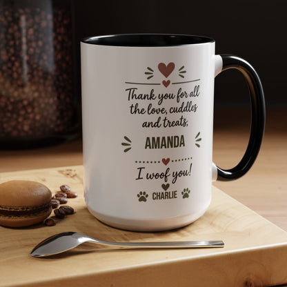 Personalized Dog Groomer Mug, Dog Groomer Gift, Pet Stylist Cup, Groomer Thank You Gift